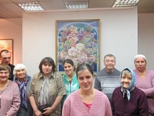 Посещение выставки Елены Зайцевой «Времена года»