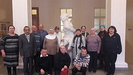 Посещение детской художественной школы: выставка Улитина В.Е.