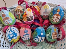 Участие в Пасхальной акции: расписали 50 яиц!