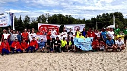 Второе место в пляжном волейболе!