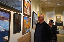 Посещение выставки работ художников земли Владимирской
