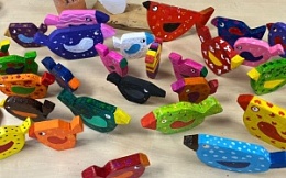 Необычный арт-объект «Озорные птицы»