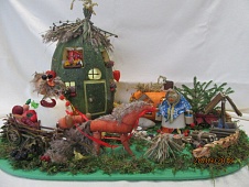 Изготовление осенней композиции «Хуторок»