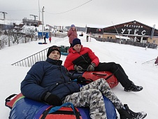 Сноутюбинг на Заячьей горе