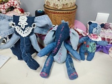 Творчество из джинсовых обрезков